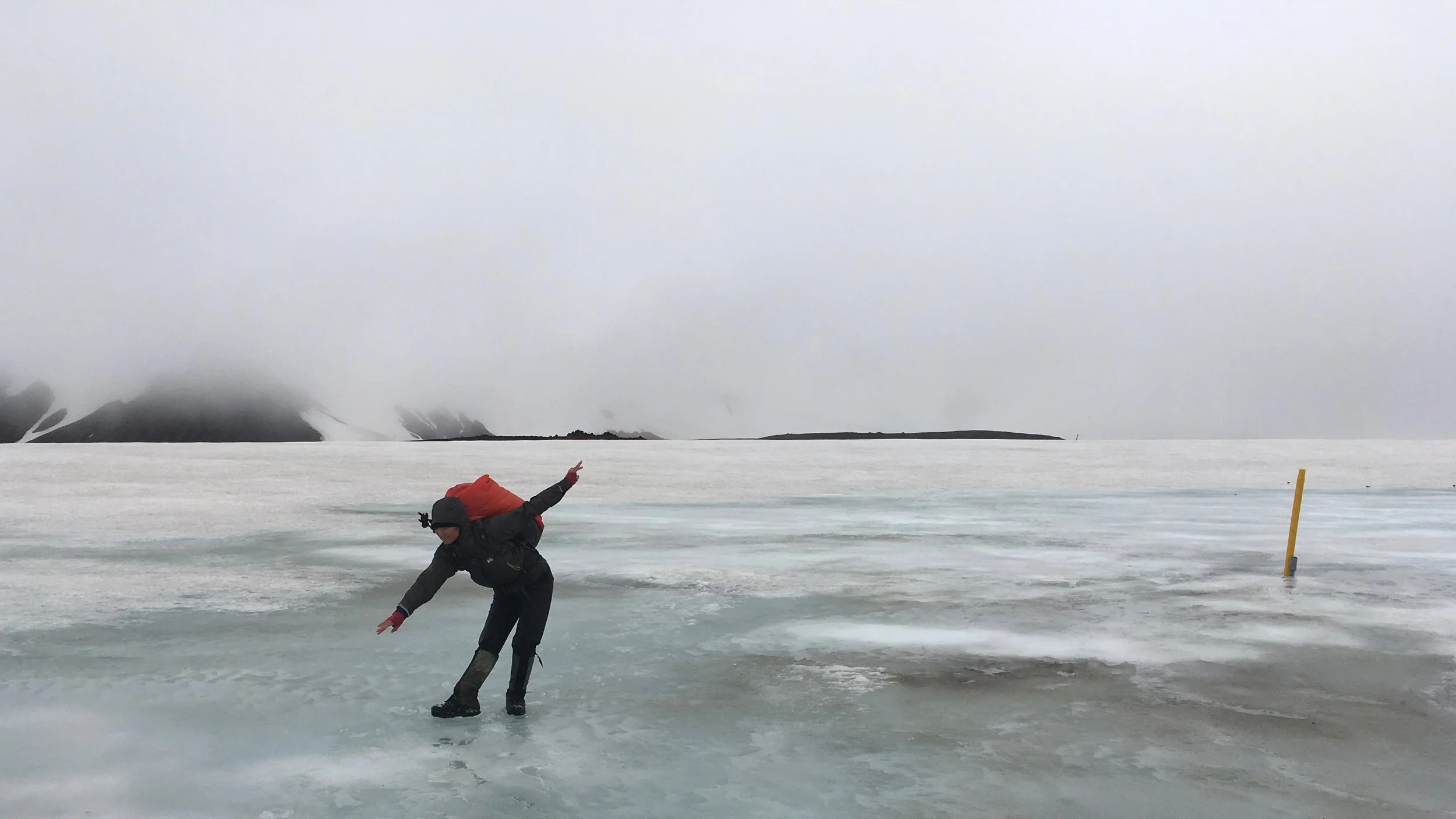Mary at Hrafntinnusker, Laugavegur Trail, Iceland