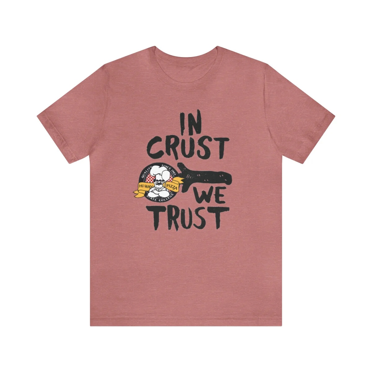 PIZZA Reflective TEE Mサイズ HiWay “In Crust We Trust” Tee — HiWay Pizza