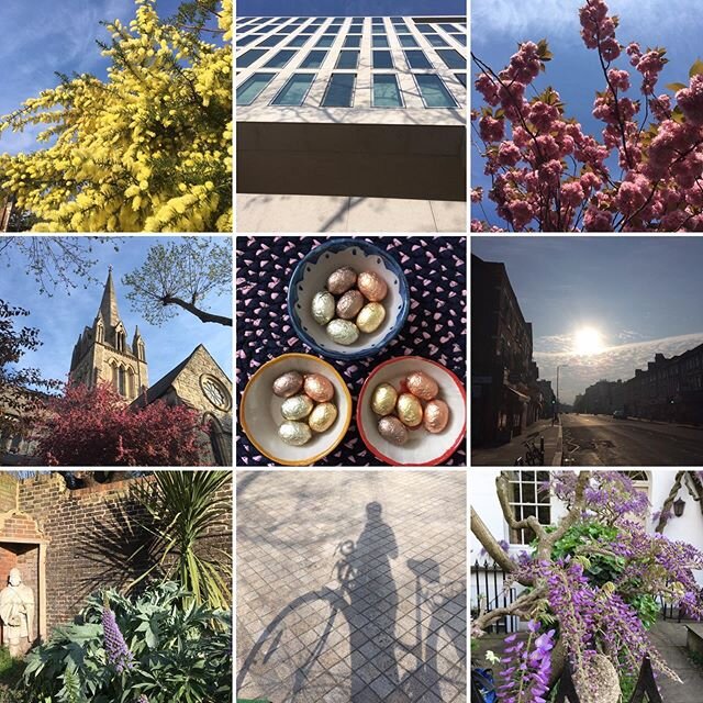 Happy Easter! Enjoyed blue skies for early morning exercise and now staying home. 1st Easter in London and 1st Easter with friends &amp; family via Zoom/WhatsApp/google hangouts video chats - Feeling fortunate. Stay safe and well. Lxx -
-
-
-
#easter