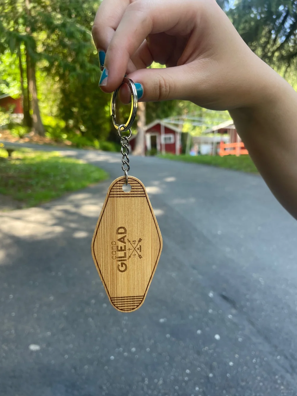 Hotel style deals keychain