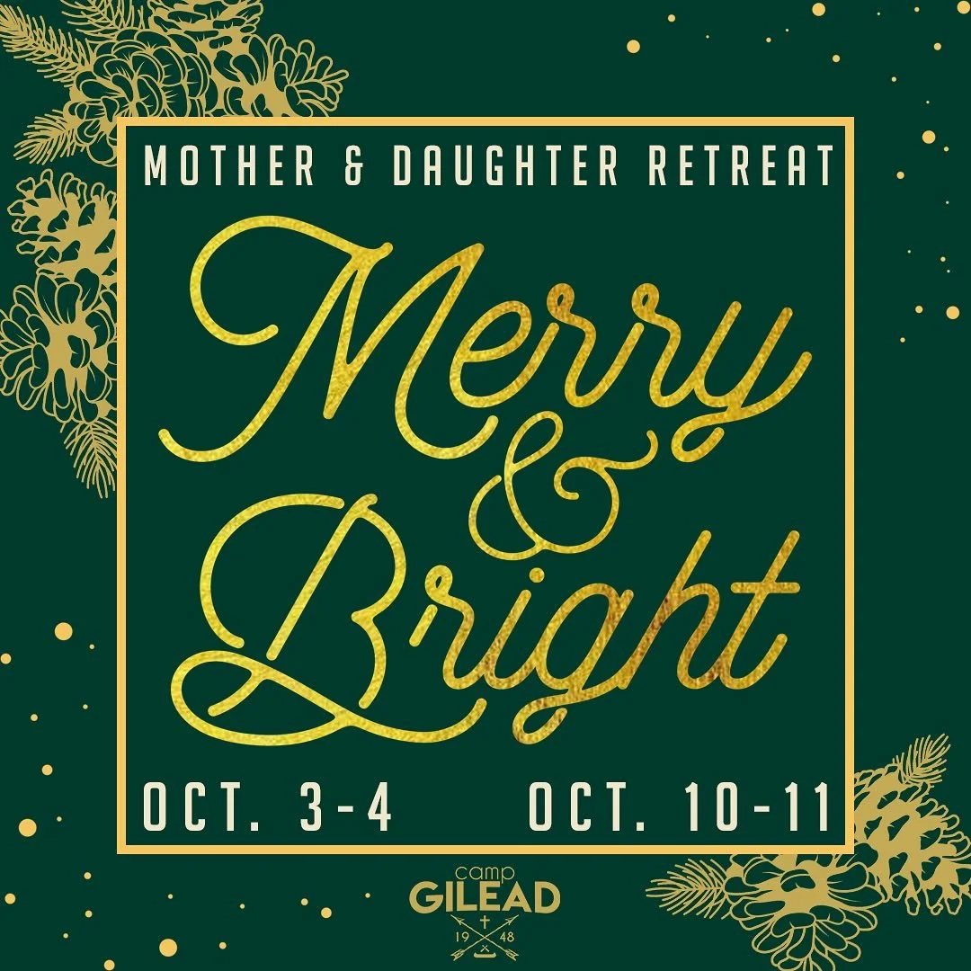 Join us for the Mother Daughter Retreat this year and celebrate Christmas in October! 🎄 We look forward to a merry time of caroling, Christmas crafts and activities, lights, and fun with Moms &amp; Daughters. Can&rsquo;t wait! ✨