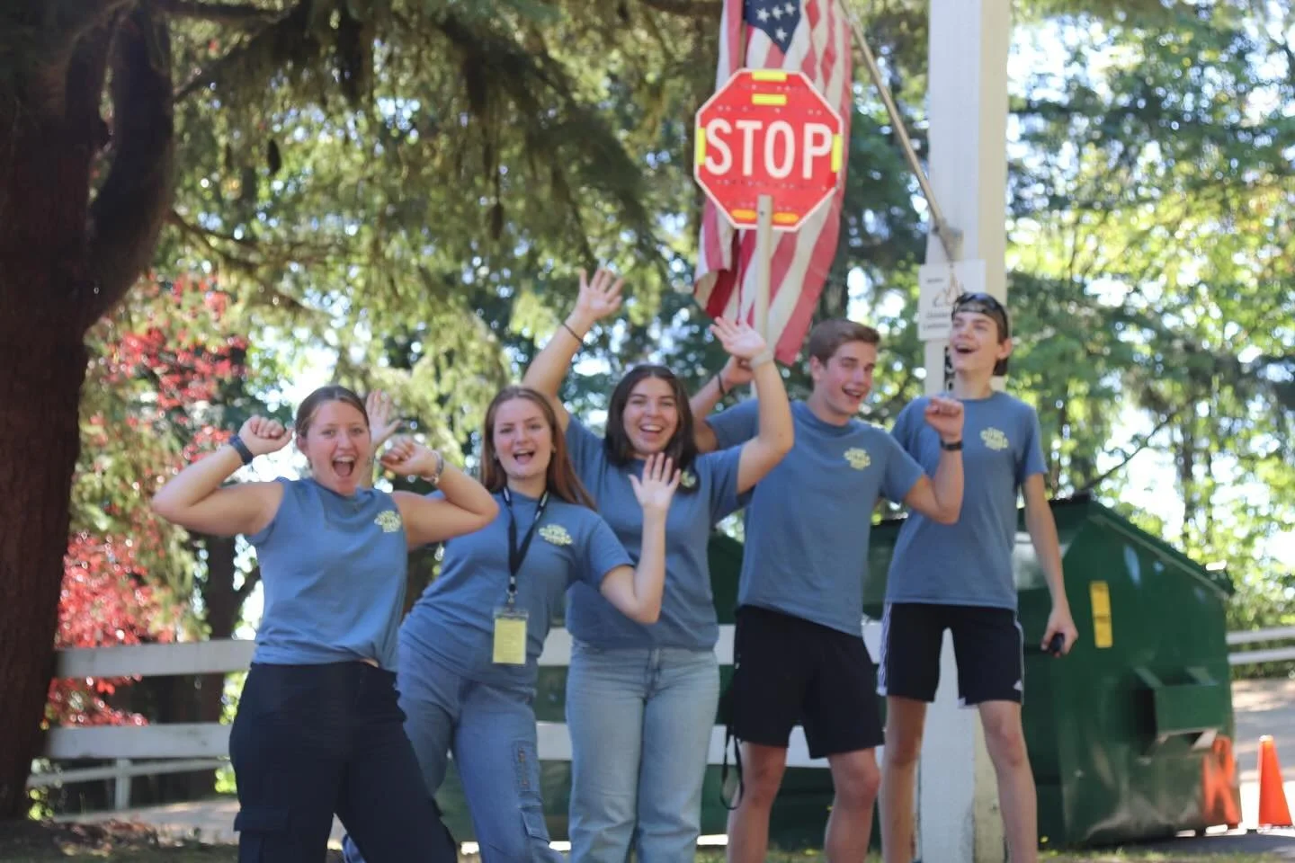 Driving to camp is the BEST, especially when you have a staff crew like this to welcome you! What are some of your favorite traditions on the journey to camp? Stopping for coffee or donuts, the butterflies as you drive in, singing songs from chapel, 
