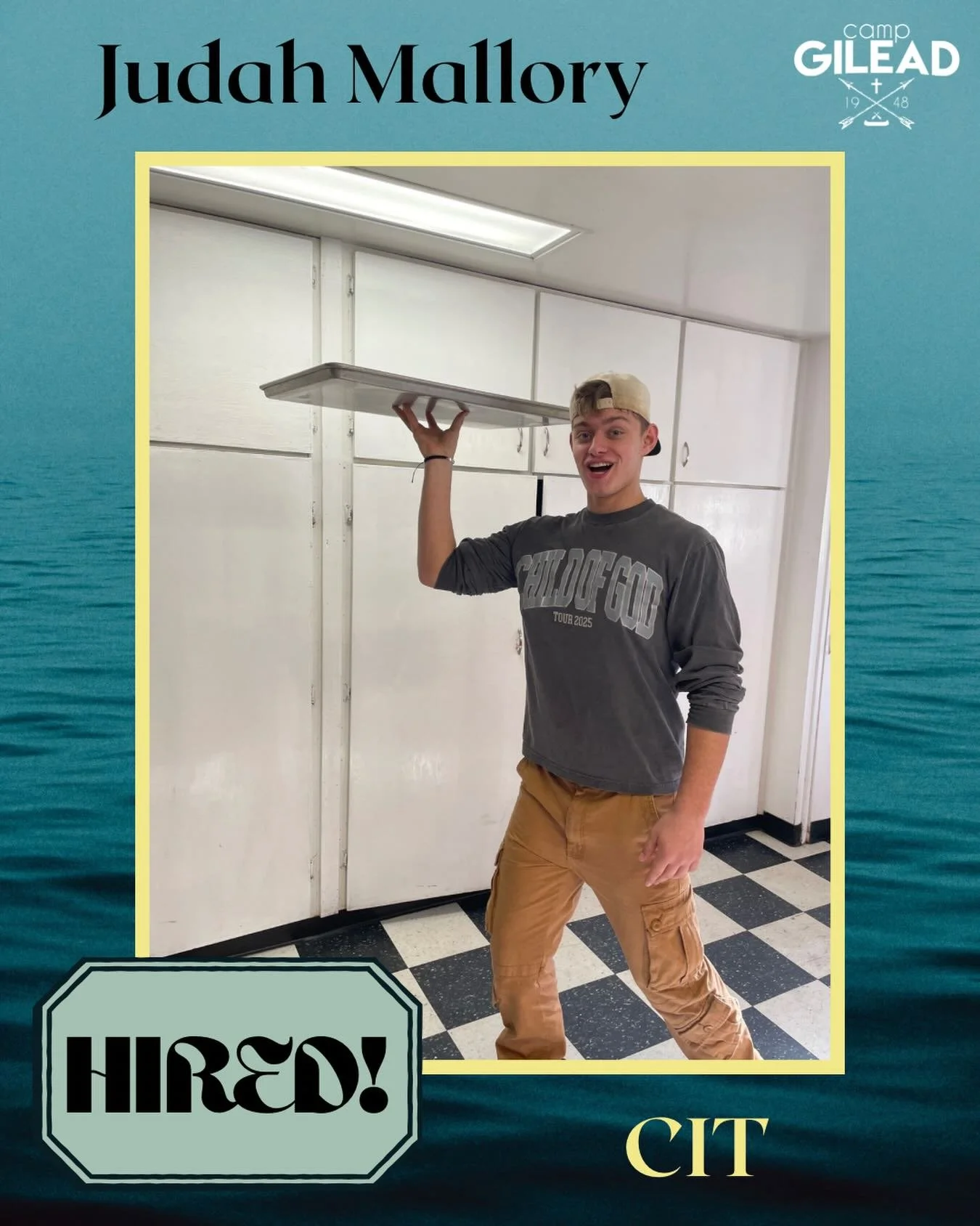 📣WELCOME BACK JUDAH!📣 We are pleased to announce that Judah Mallory is officially hired as a CIT for the Summer 2026 Staff! Judah enjoys playing football and baseball, has grown up at camp, and loves hanging out with his friends. Apply TODAY at cam