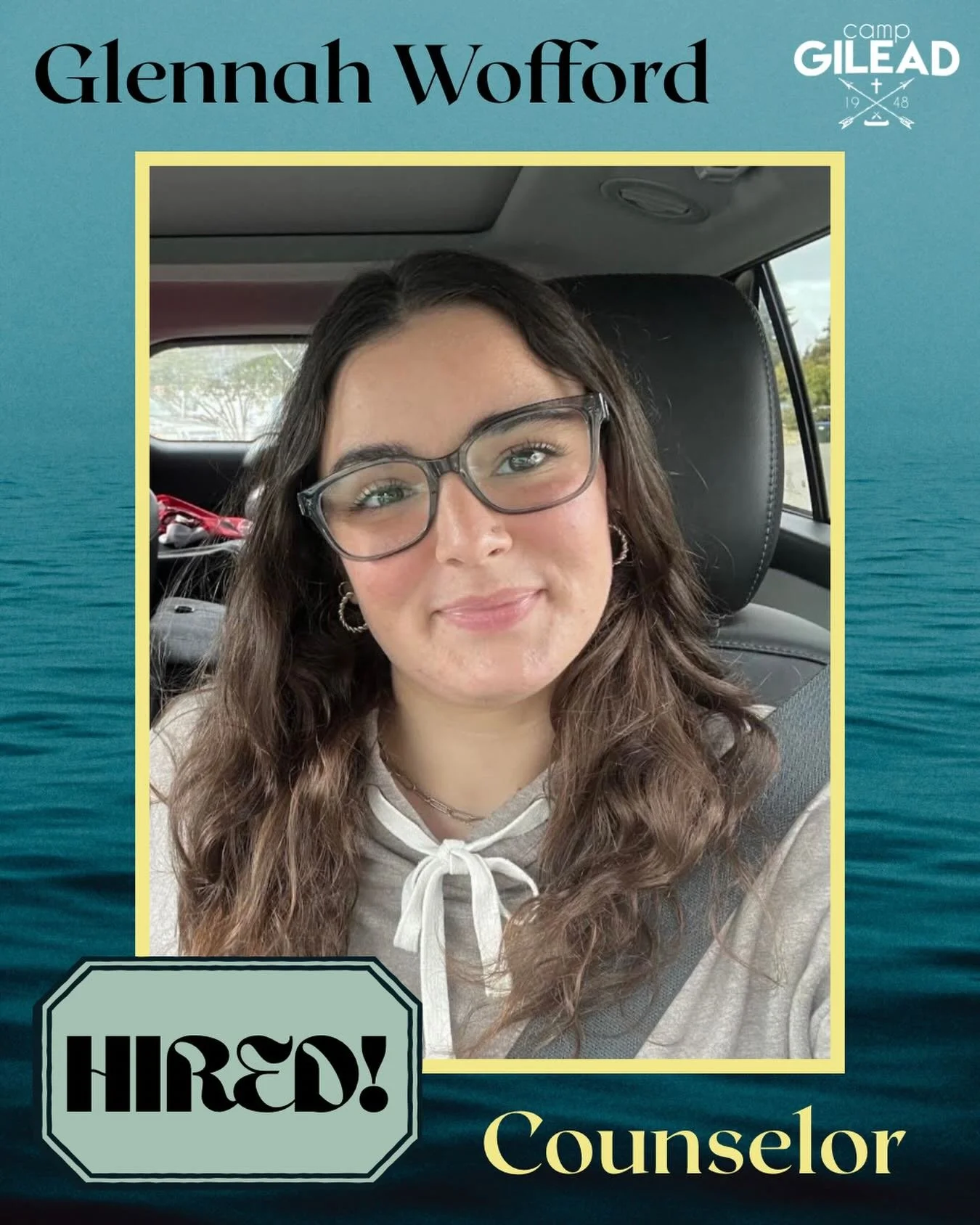 📣WELCOME BACK GLENNAH!📣 Glennah Wofford is returning to the Summer 2026 Staff as a Counselor! Glennah has been attending Central Washington University this year and is looking forward to spending her summer at camp once again! She LOVED her time at