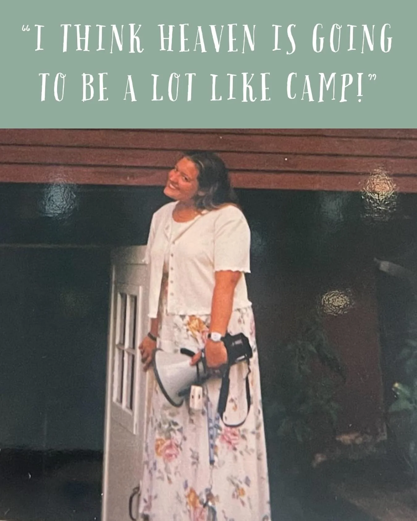 &ldquo;I think heaven is going to be a lot like camp!&rdquo; - Kimberly Mallory &hearts;️ #kimberlyslegacy25
