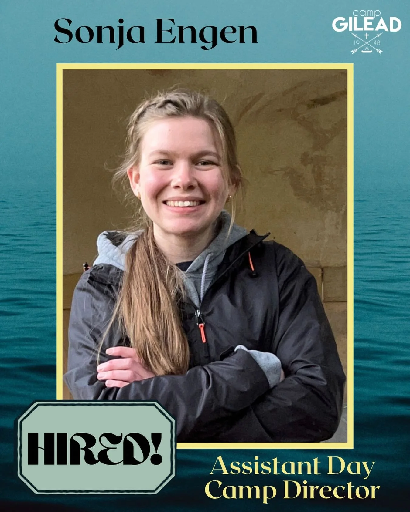 📣WELCOME BACK SONJA!📣 We are excited to announce that Sonja Engen is OFFICIALLY HIRED as the Assistant Day Camp Director!!! Sonja has served as a Counselor and Day Camp Staff, and this will be her second summer in this role. She loves the Day Camp 