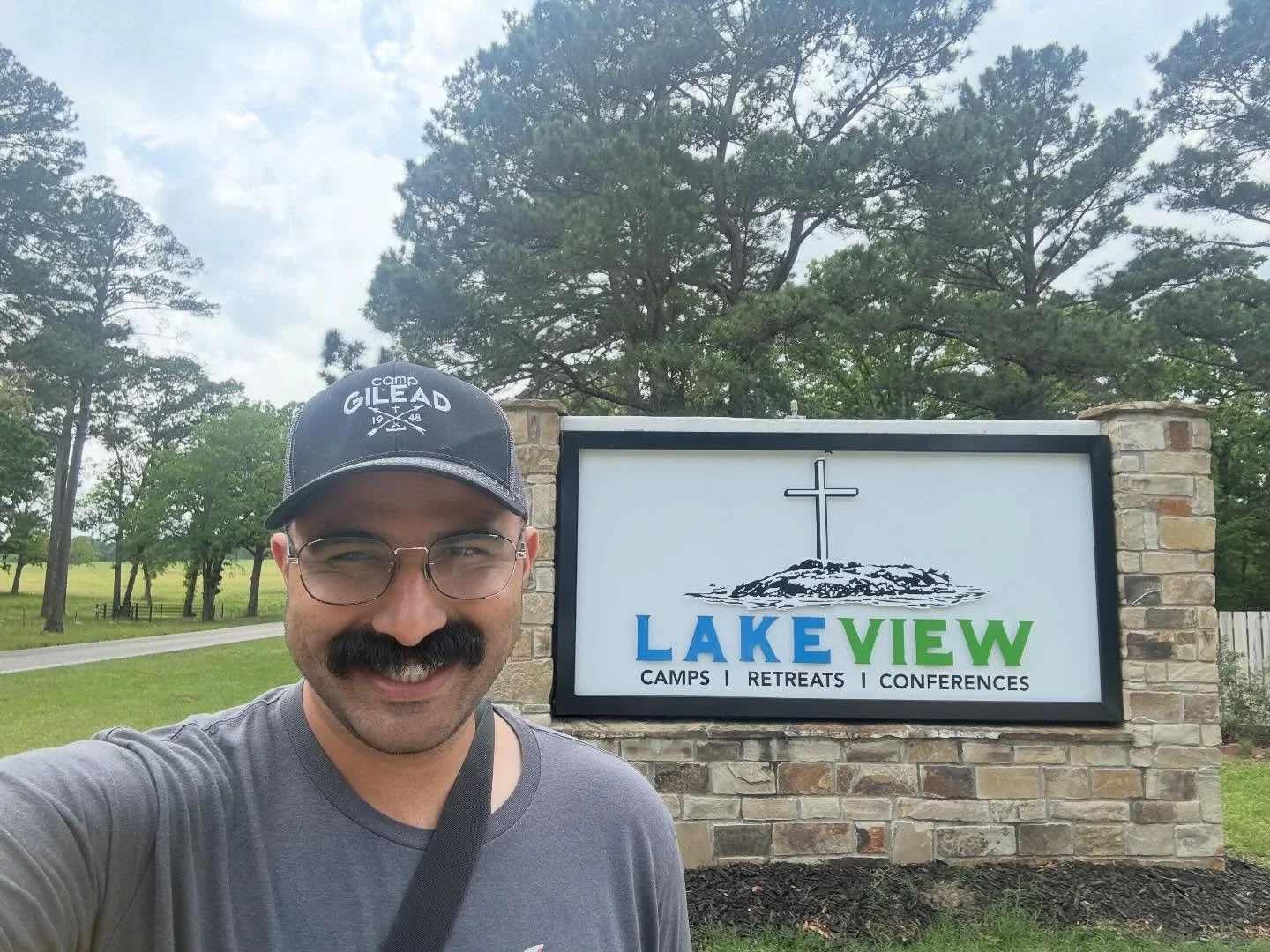 Vishal Reddy, who attended Family Camp last summer, was wearing his Gilead gear recently at his home church&rsquo;s Family Camp in Texas at @iheartlakeview 🥳  #wheredoyouwearyourgileadware