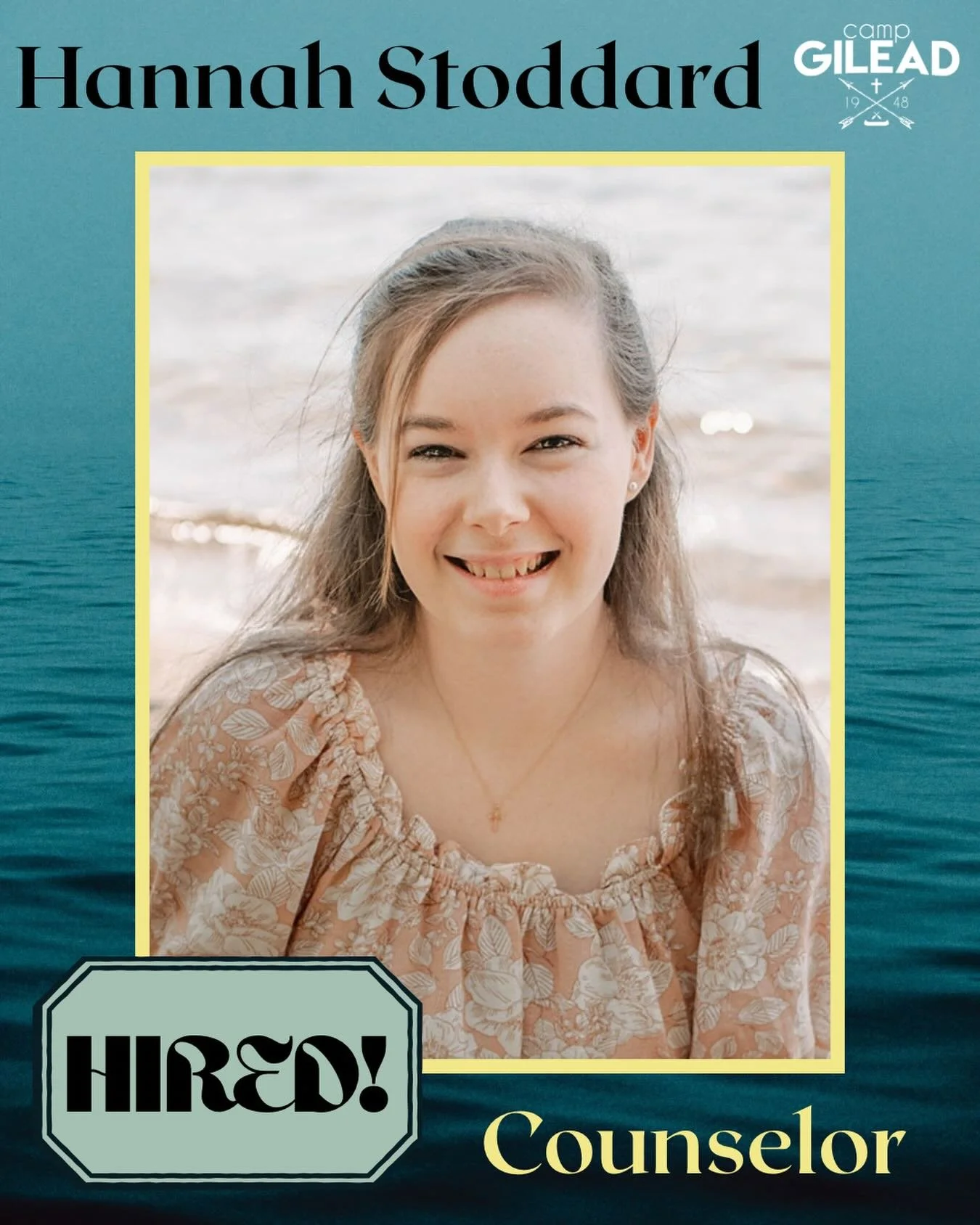 📣WELCOME BACK HANNAH!📣 We are pleased to announce that Hannah Stoddard is hired as a Counselor!!! Hannah has attended as a camper, served on High School Staff, Spring Break Day Camp Staff, and she served one week as a counselor last summer&hellip;s