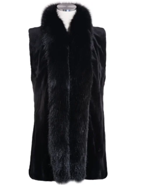 Fletcher And Bensky Fine Furs Designer Mink Fur Hat Top Fur Beige Women main image 3