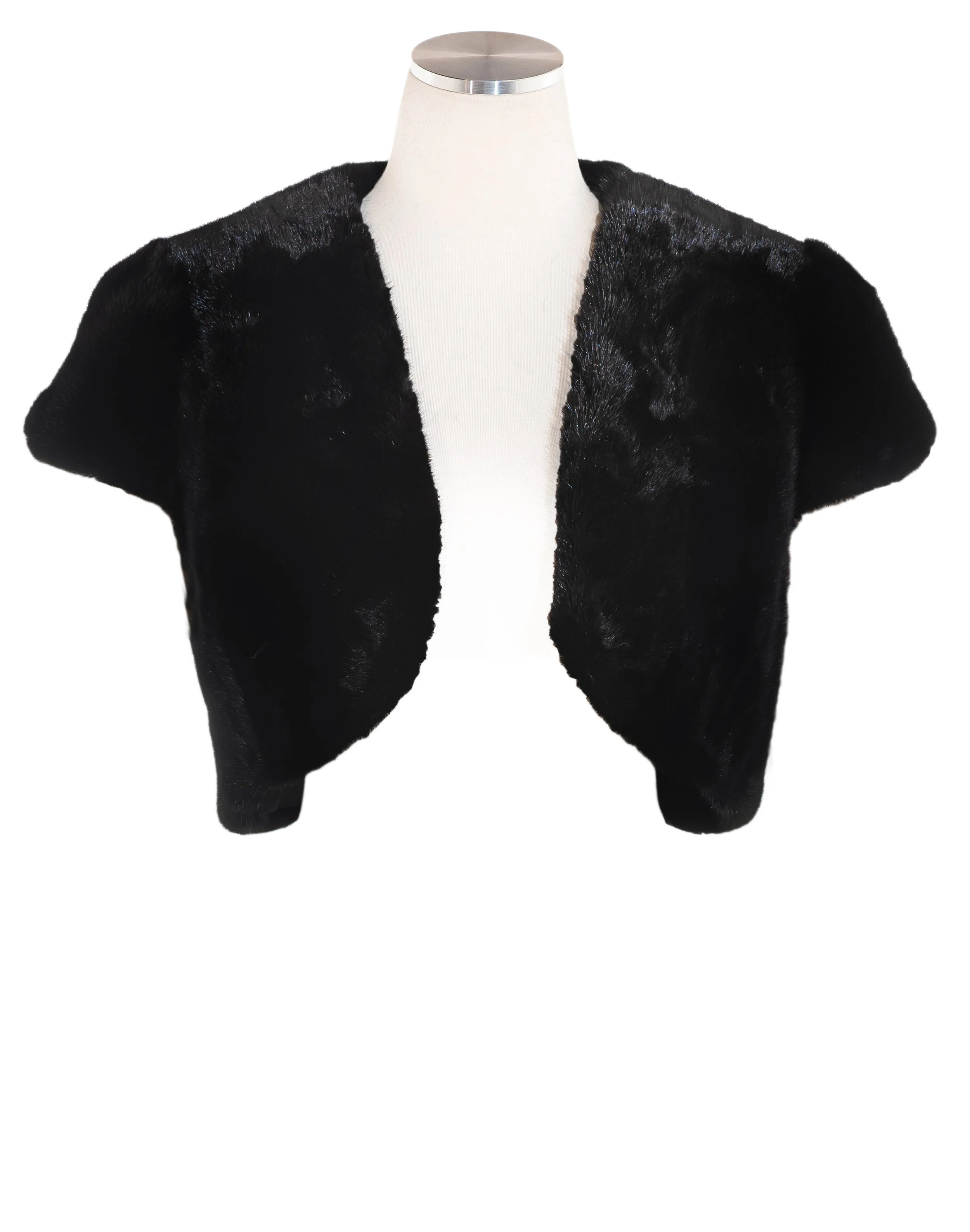 Scape - Black Mink Shoulder Cape