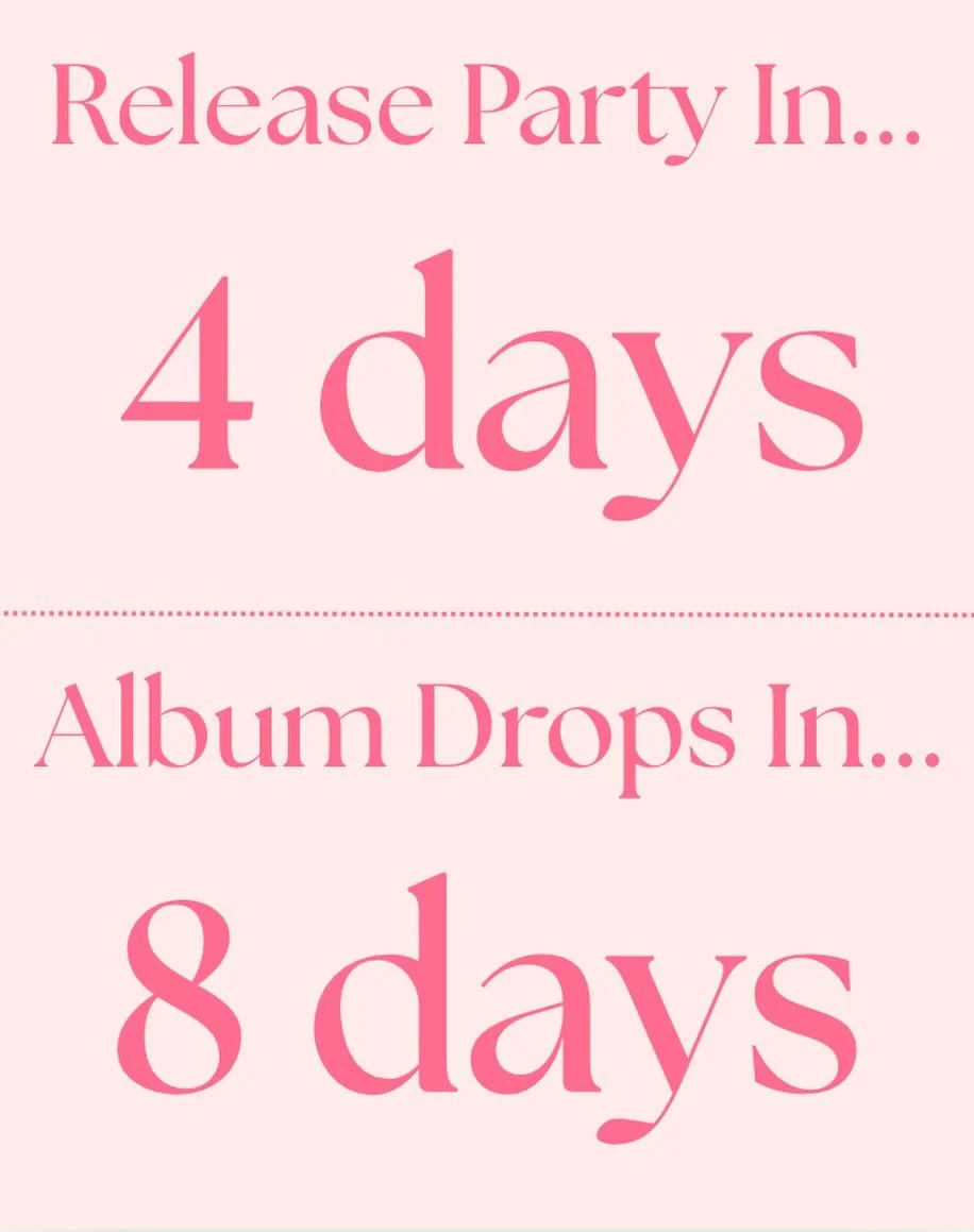 Who&rsquo;s excited for the album party?? The countdown starts now🩷