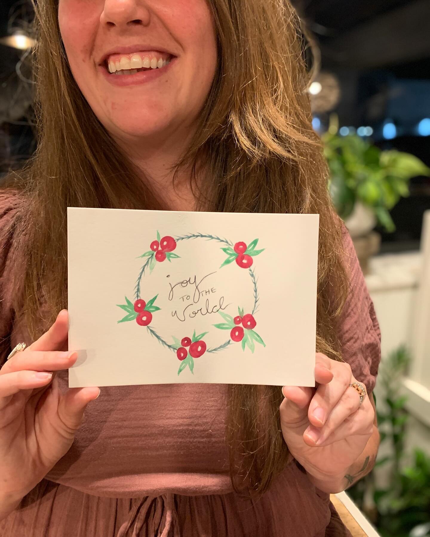 NEXT WORKSHOP :: Holiday Watercolors 🌲✨

Join us for a bright and festive, virtual watercolor workshop to ring in the holiday season! 

We&rsquo;ll be painting gorgeous holiday wreaths and evergreens using our simple approach, and learning some grea