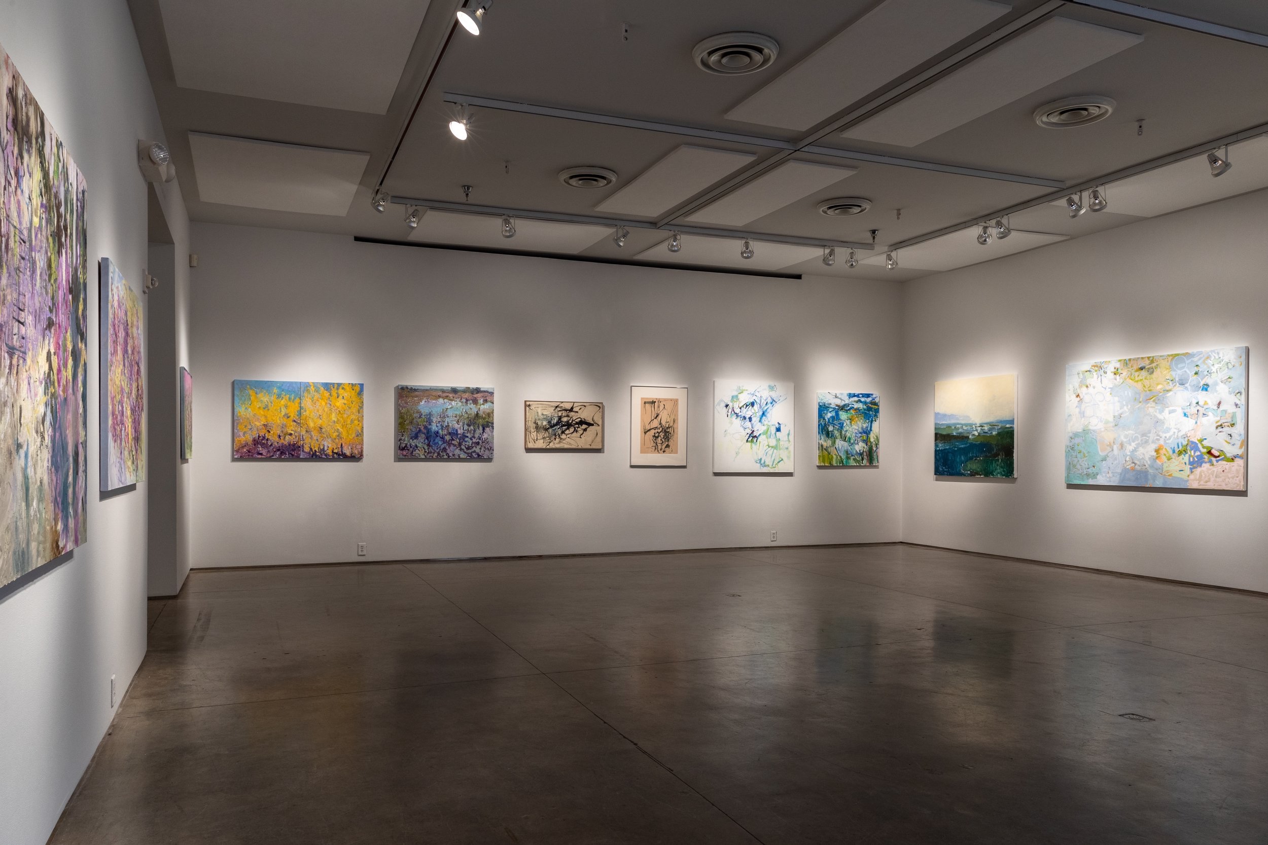 Installation View, "Lady Painters" with Joan Mitchell