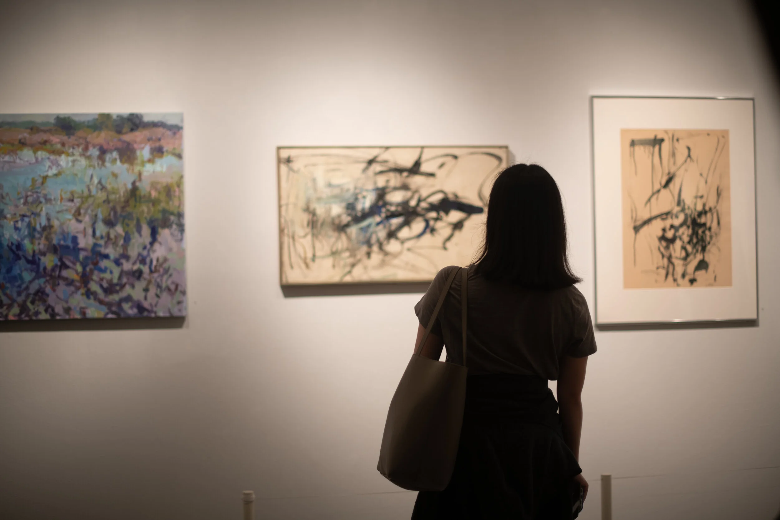 Looking at my painting and Joan Mitchell
Second Street Gallery
"Lady Painters" with Joan Mitchell