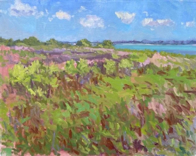 A Walk Around the North End 16x20 linen