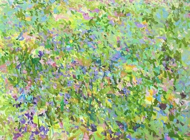 Spring, Greens, Grasses  30x40
