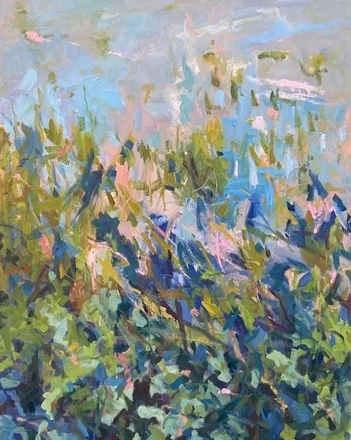 September Pond 30x24 oil 