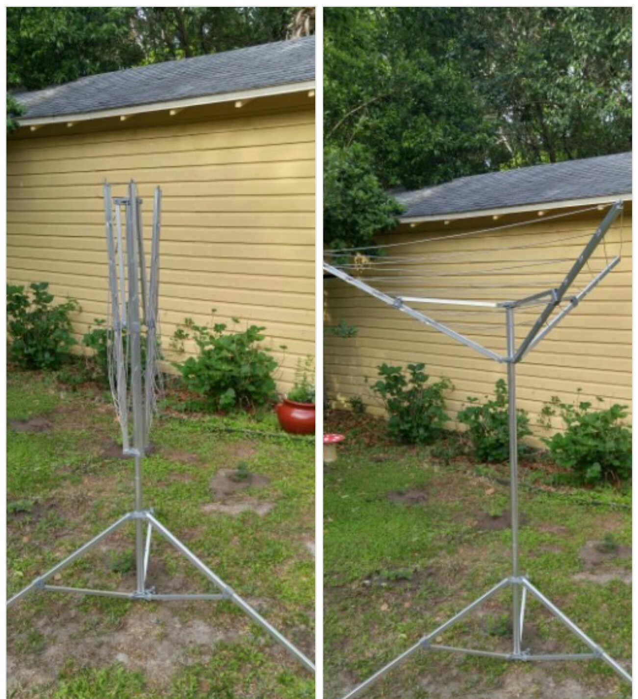 Outdoor umbrella dryer