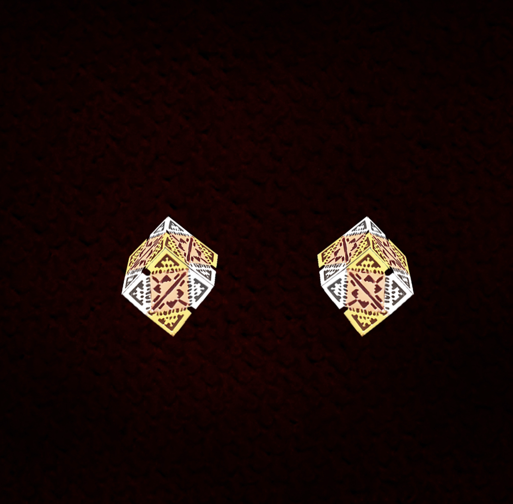 Cube Earrings