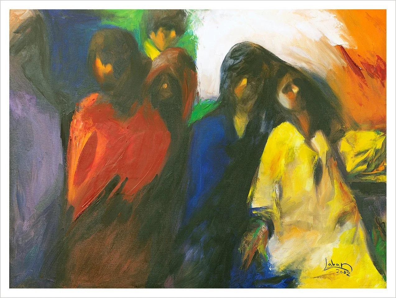 "Lean on Me" by Palestinian Artist Ghassan Abulaban