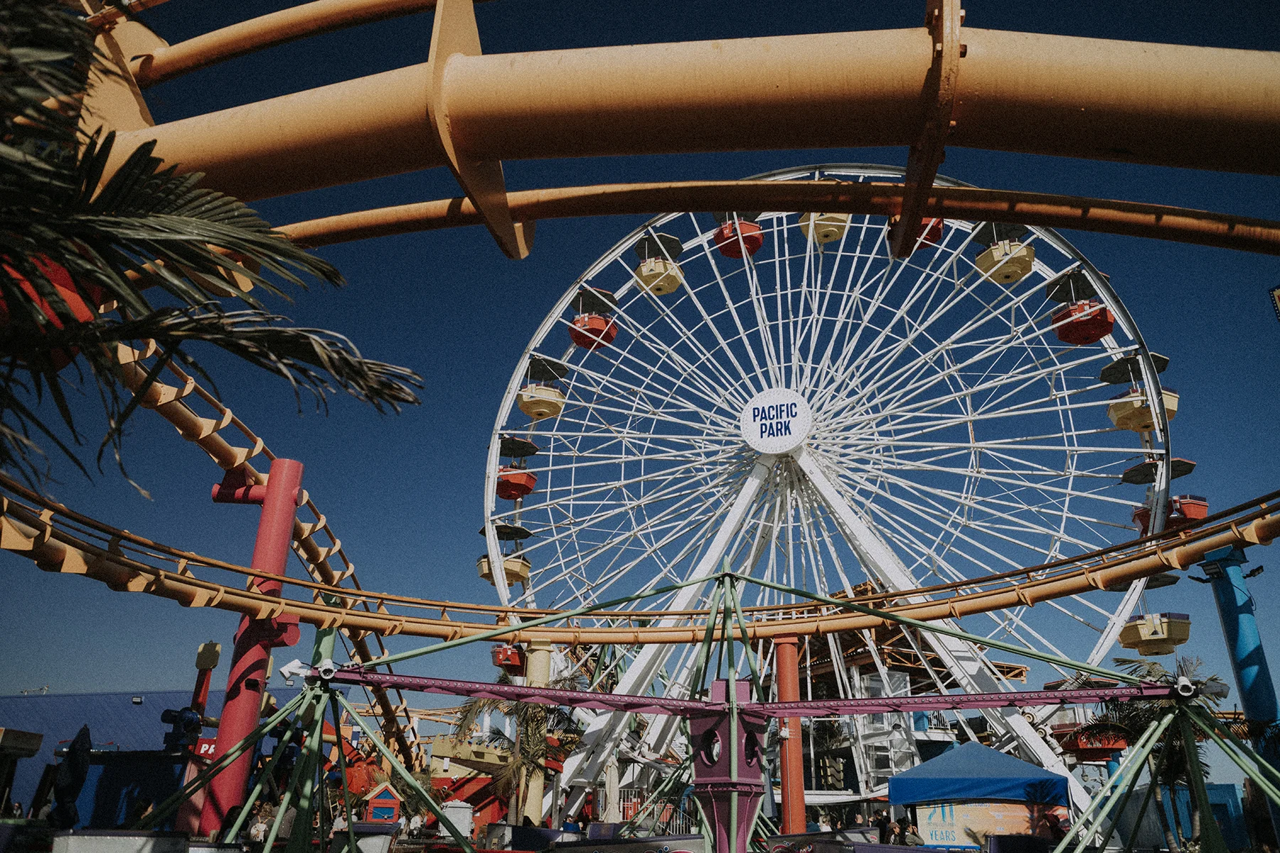 Santa Monica Pier Pacific park Los Angeles