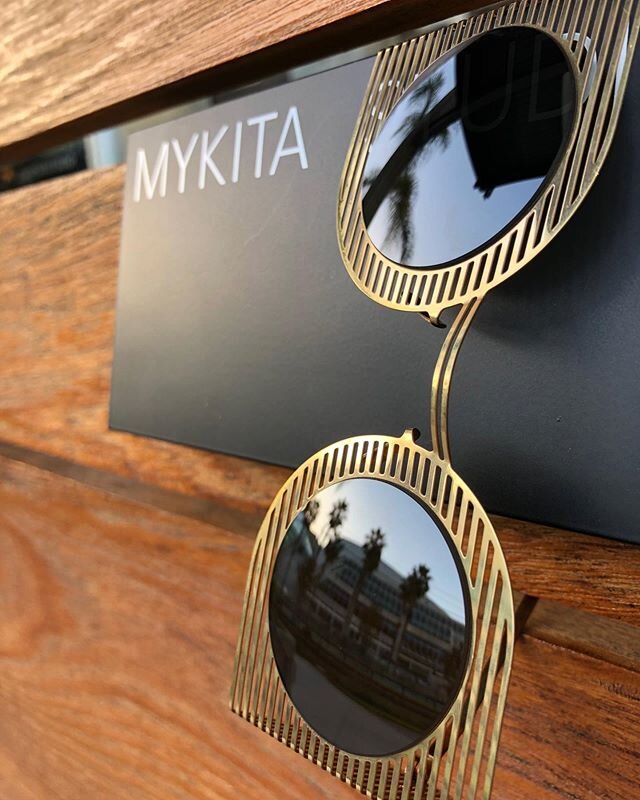 There&rsquo;s something special about these #mykitasunglasses #independentopticians #allgoldeverything #lookgoodseebetter #funkyglasses