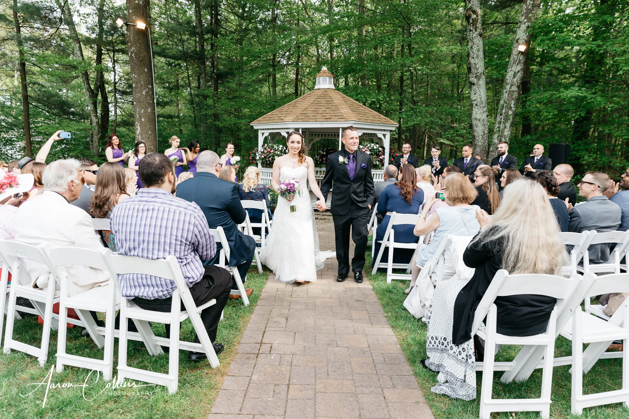Dominique and Shaun Wedding, captured on May 18, 2018; at A Villa Louisa, in Bolton, CT, by Aaron Collins Photography.