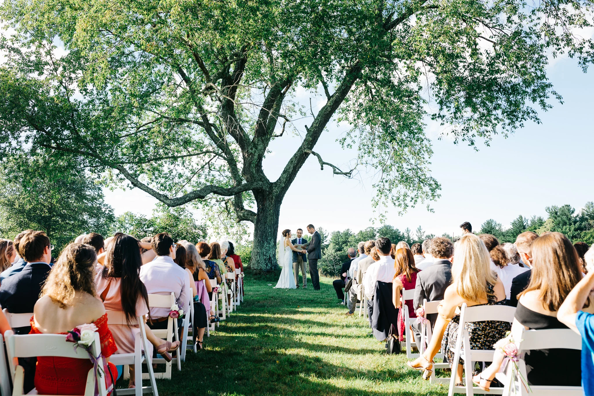 Heslat and Alex Wedding, captured on Aug 04, 2018; at Gedney Farm, in New Marlborough, MA, by Aaron Collins Photography.