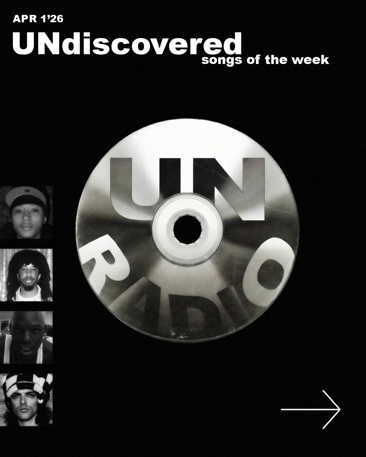 Amazing artist in this weeks line up

Starring -

@ivehadenoughdude - where we met
@saimingggg - asian linen
@musty.freckles - many moons
@songofaria - rebound 💿
@blaccmass - feeling you
@djlucas413 - again pt 2
@shemar.pierre - national anthem
@ang