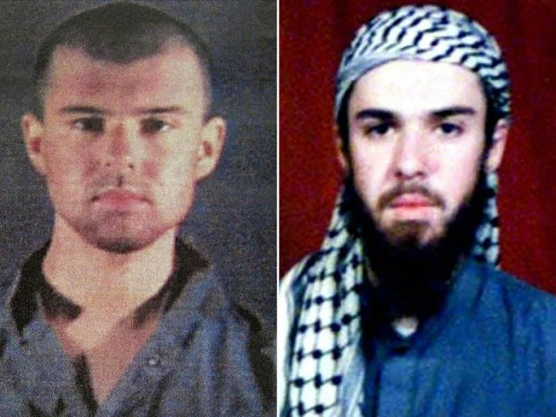 Pics of “American Taliban” aka John Walker Lindh, in 2001 and 2002