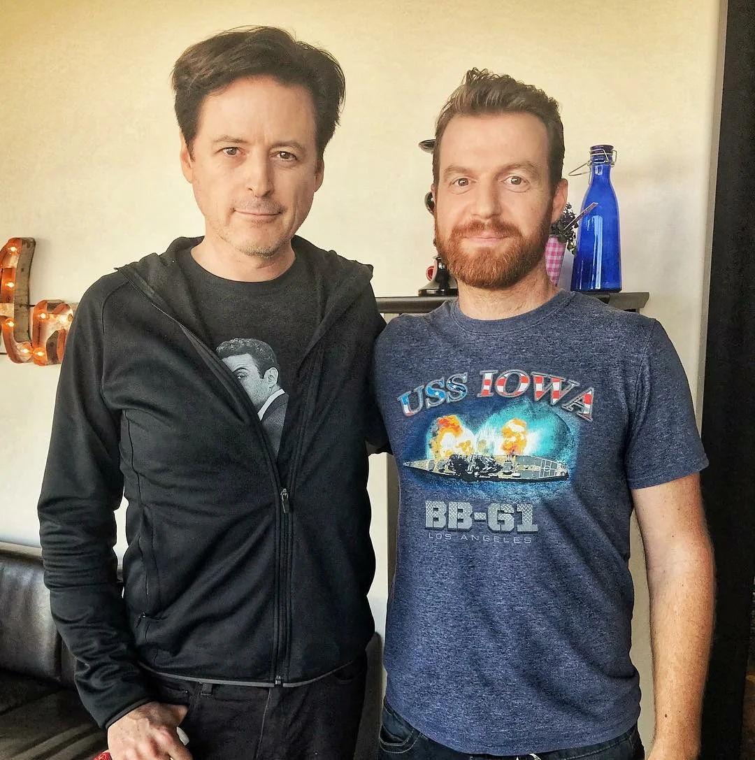 James with John Fugelsang