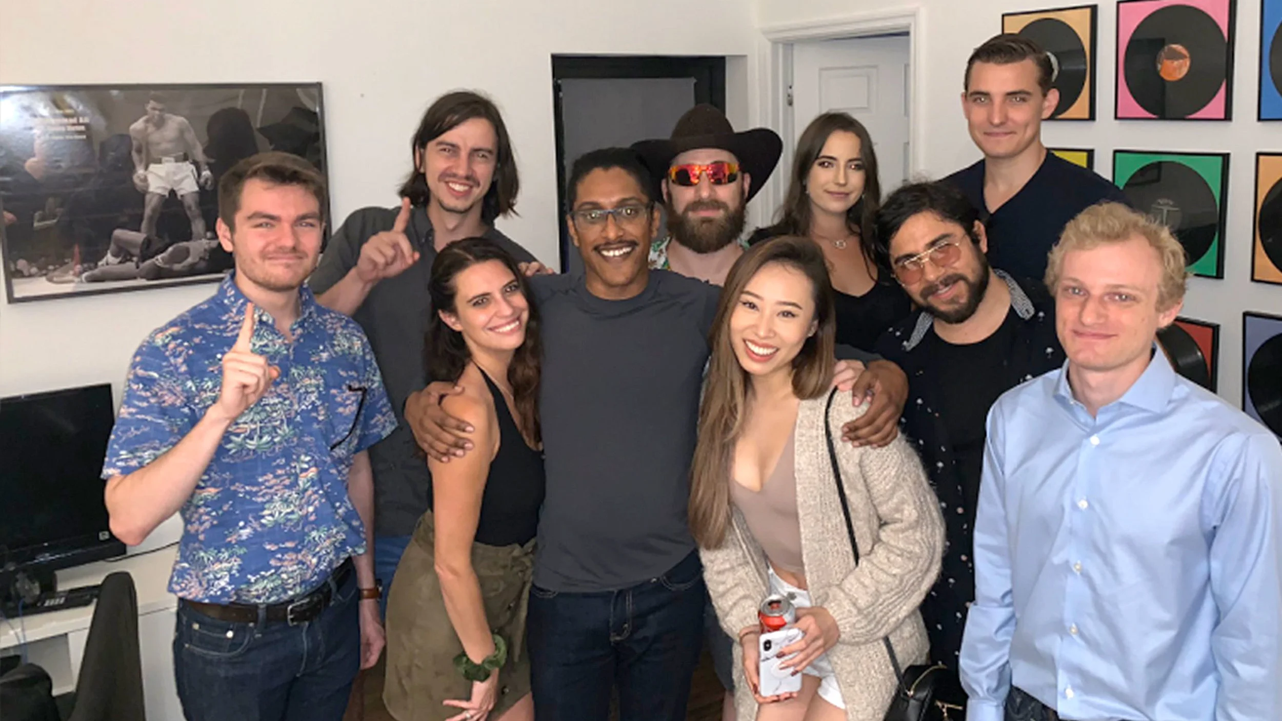 Group pic that’s “controversial” because one guy in the pic is supposedly “racist,” and another an “anti-Semite” who’s said nasty things about Jews and others. One woman in this pic was fired from a high profile conservative group over this.
