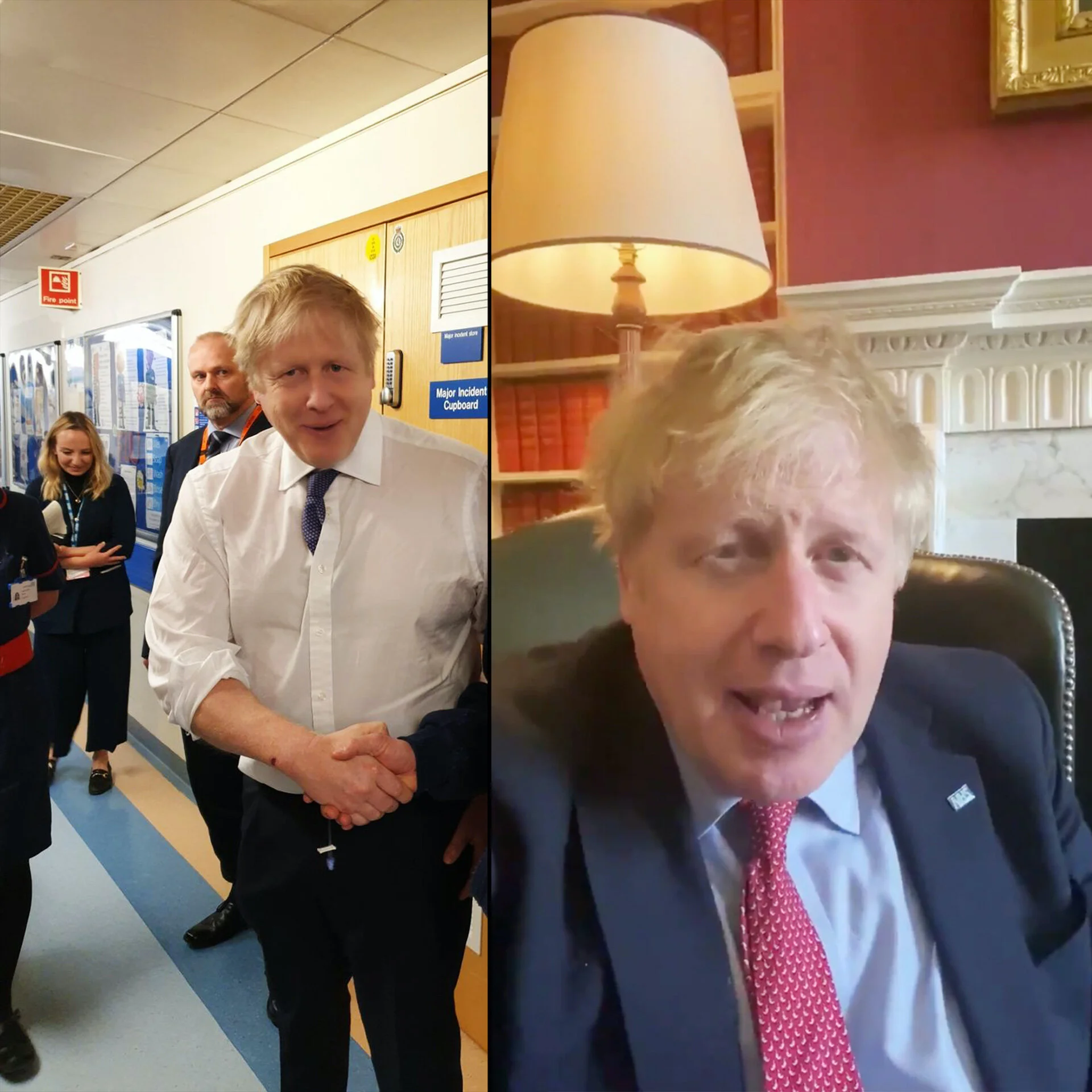 UK PM Boris Johnson brags about shaking patients’ hands at hospital, then comes down with coronavirus!
