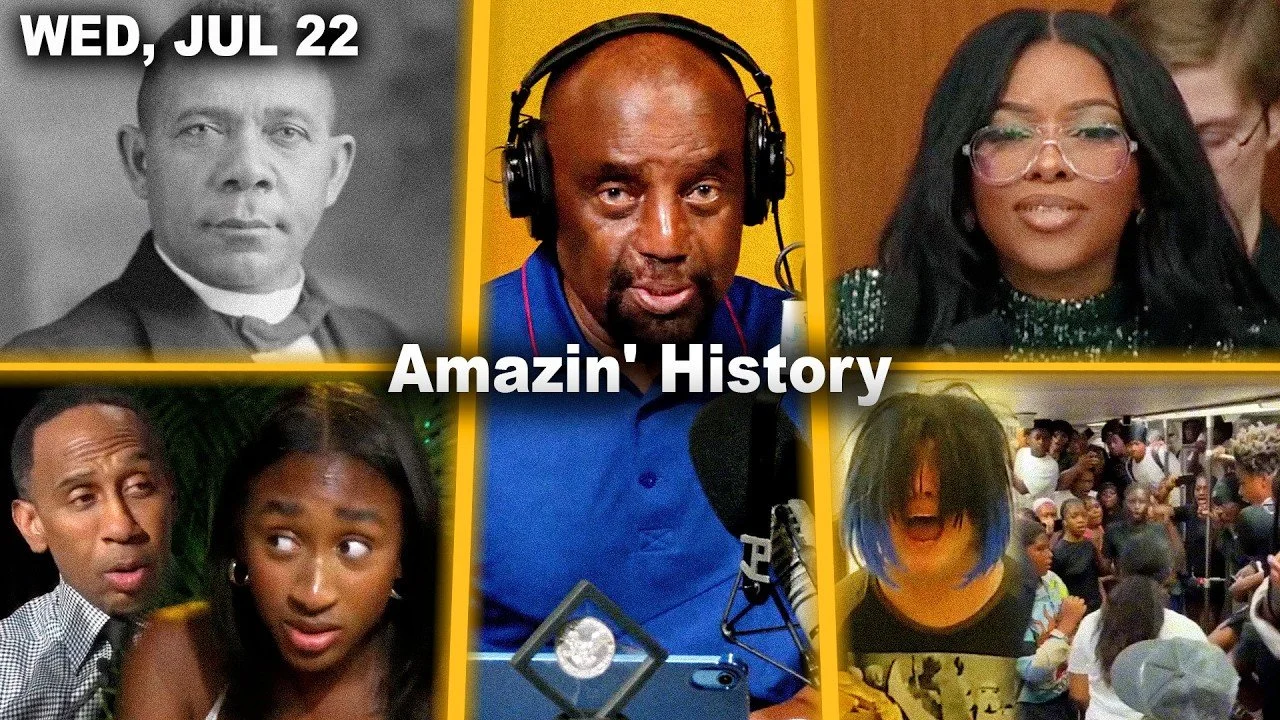 Amazin' History | Booker T Washington, Philly Train, Jasmine Crockett, Stephen A | JLP Wed 7/22/26