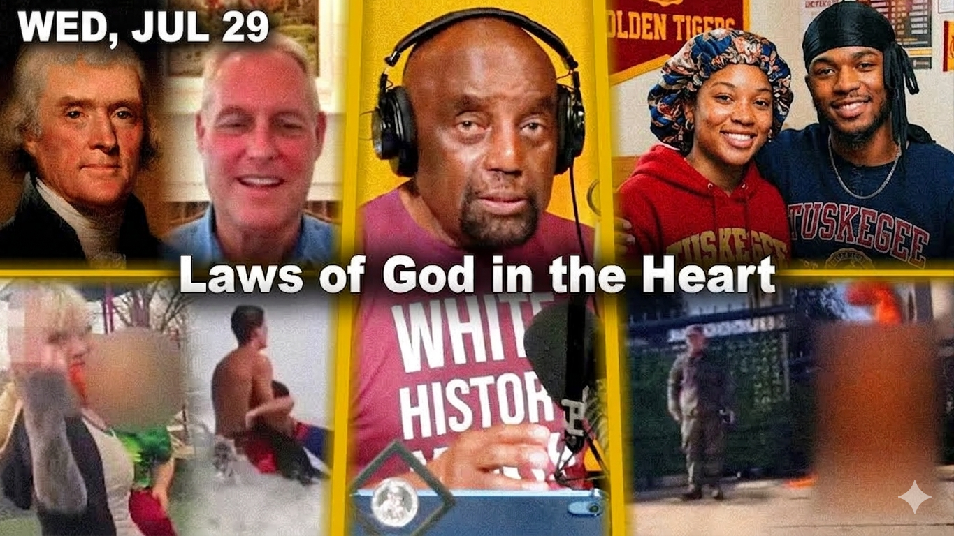 Laws of God in the Heart | Bill Lockwood, Tuskegee, Aaron Bushnell, Water Rescues | JLP Wed 7/29/26