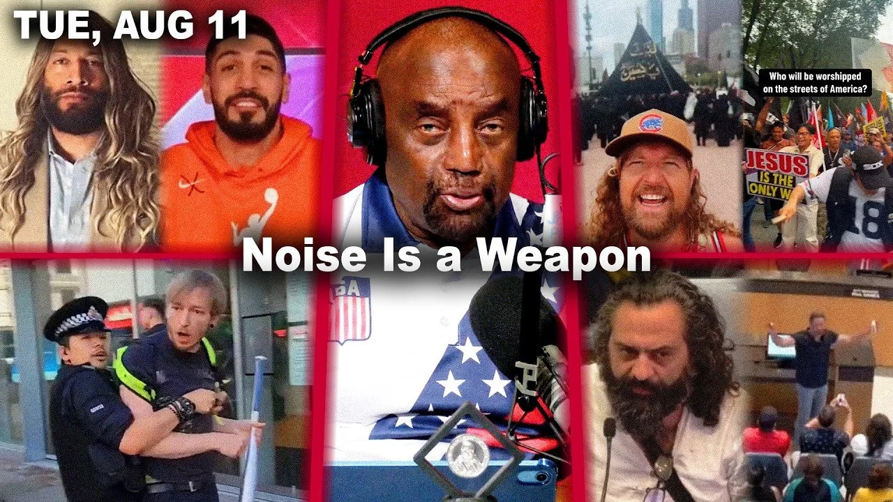 Noise Is a Weapon | WNBA Men? "Jesus" March. UK Bat Ban. TX Mosque | JLP Tue 8/11/26