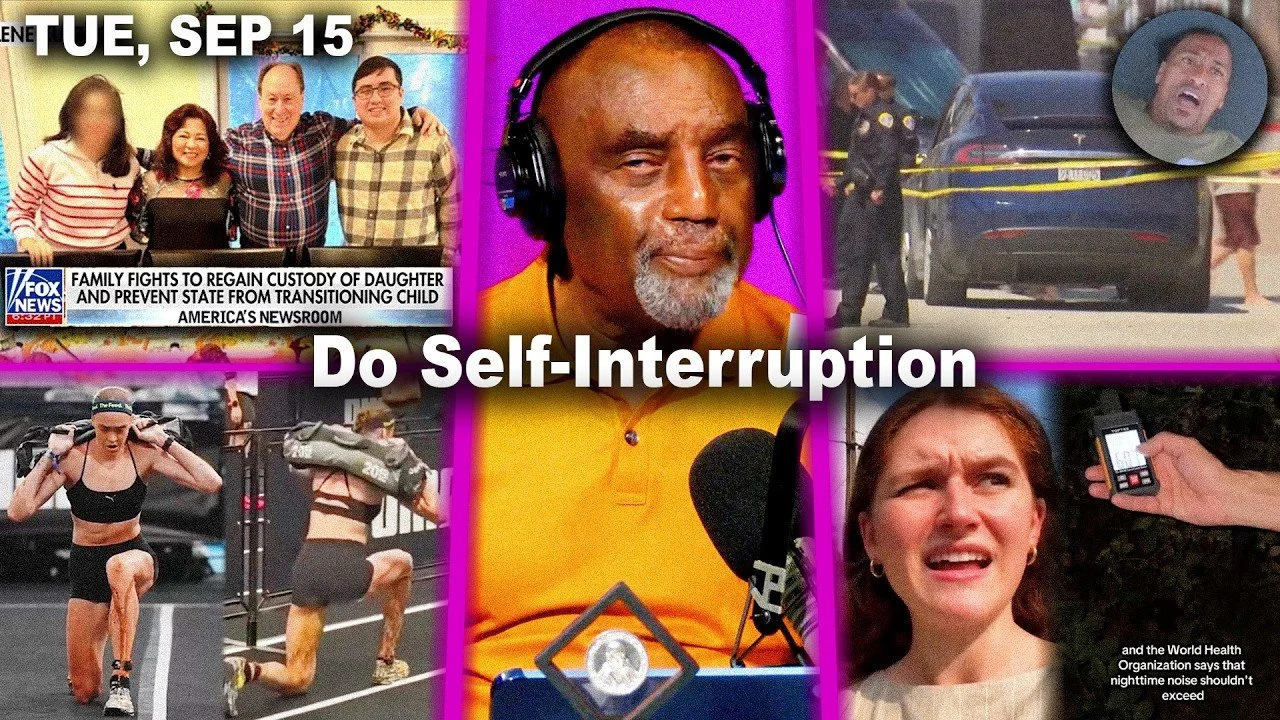 Do Self-Interruption | MA Took Kid. Tesla Hit. Data Centers. Hyrox Incontinent Win | JLP Tue 9/15/26