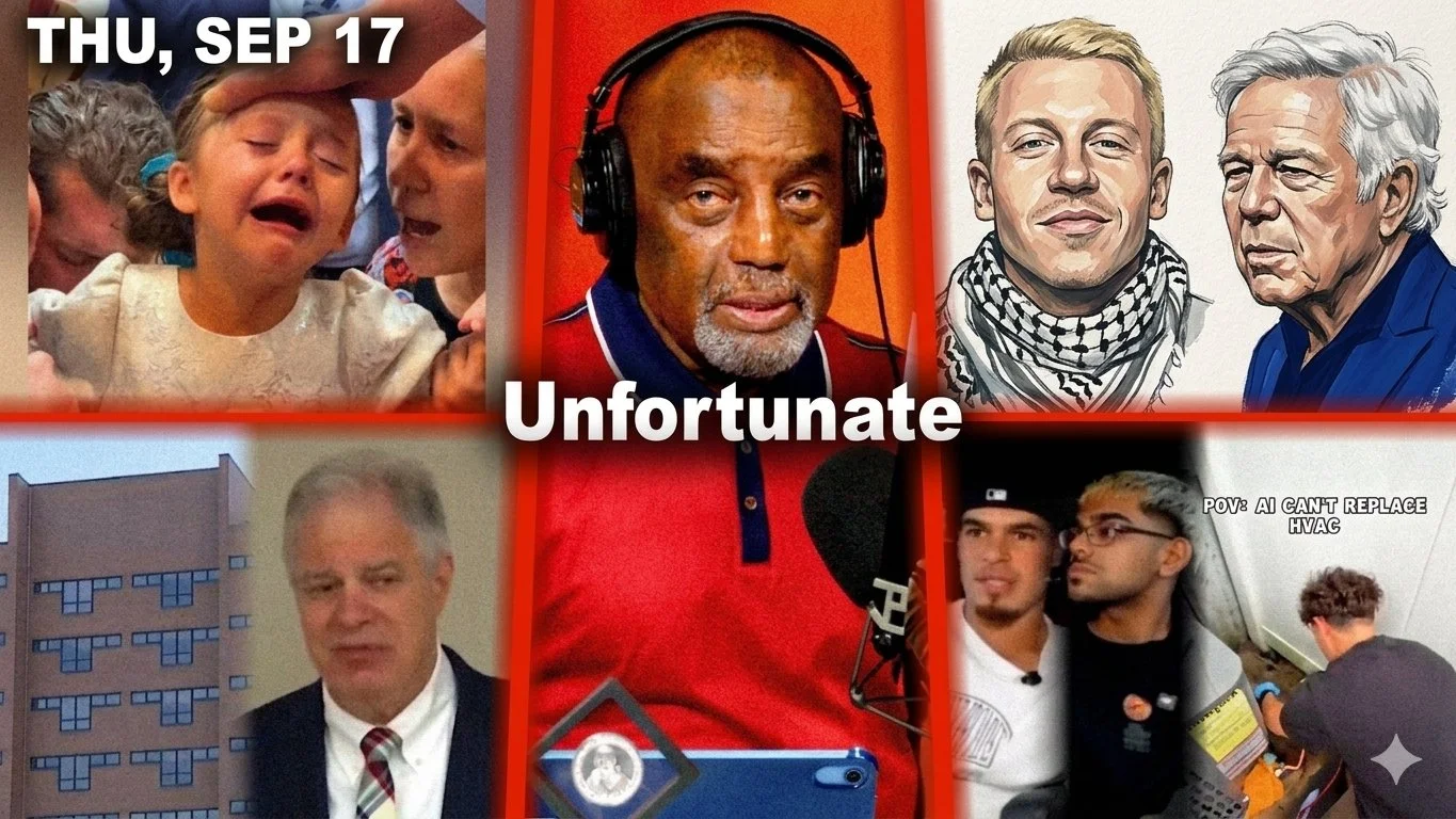 Unfortunate | Holy Ghost Kids. RN Exorcist. "Negro"? Jesus. Macklemore. AI Jobs | JLP Thu 9/17/26