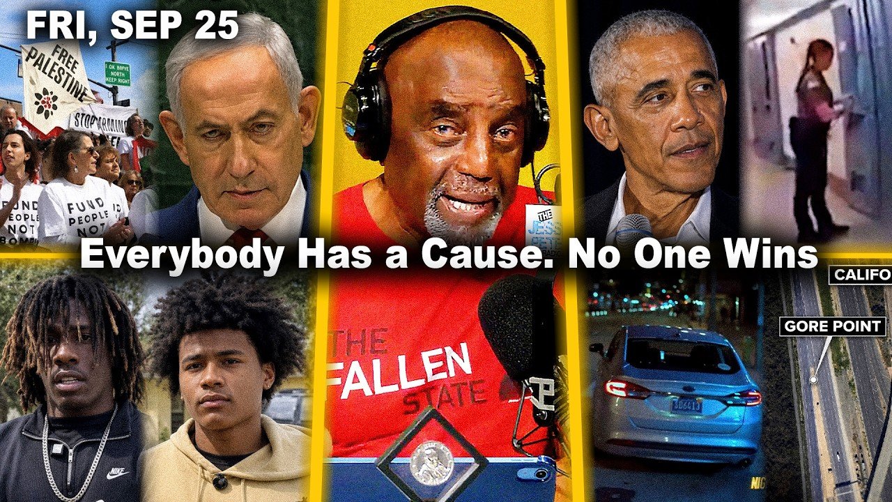 Everybody Has a Cause. No One Wins | Bibi at UN. Obama: Women Lead. Bus Stop 2A | JLP Fri 9/25/26