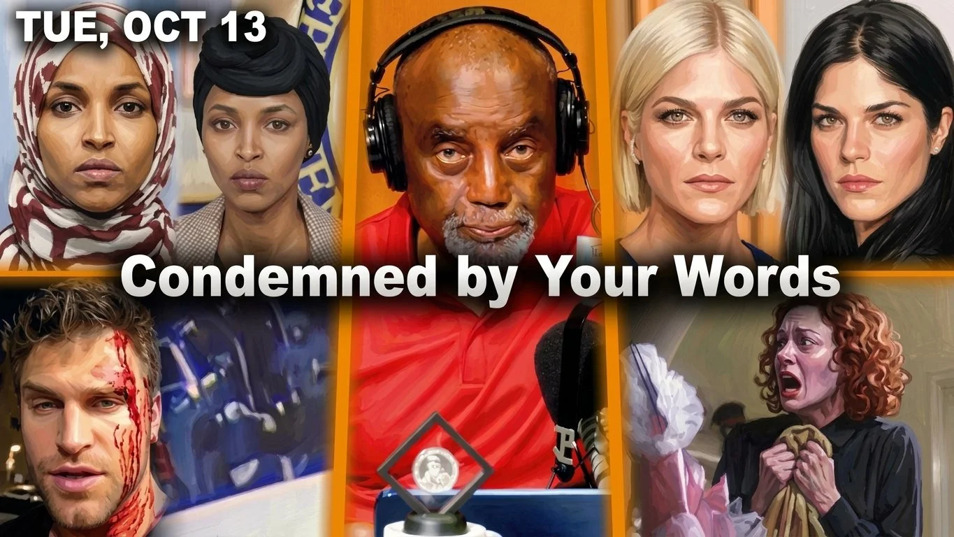 Condemned by Your Words | Ilhan WW11. WeHo Robbery. Selma Blair. Mommie Dearest | JLP Tue 10/13/26