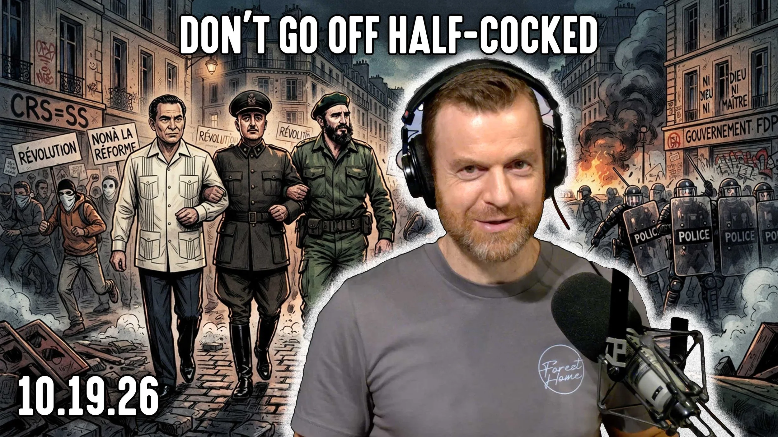 Going Off Half-Cocked | Nephilim. Lukewarm. France Riots: Communism. Alien Baby? | HAKE Mon 10/19/26