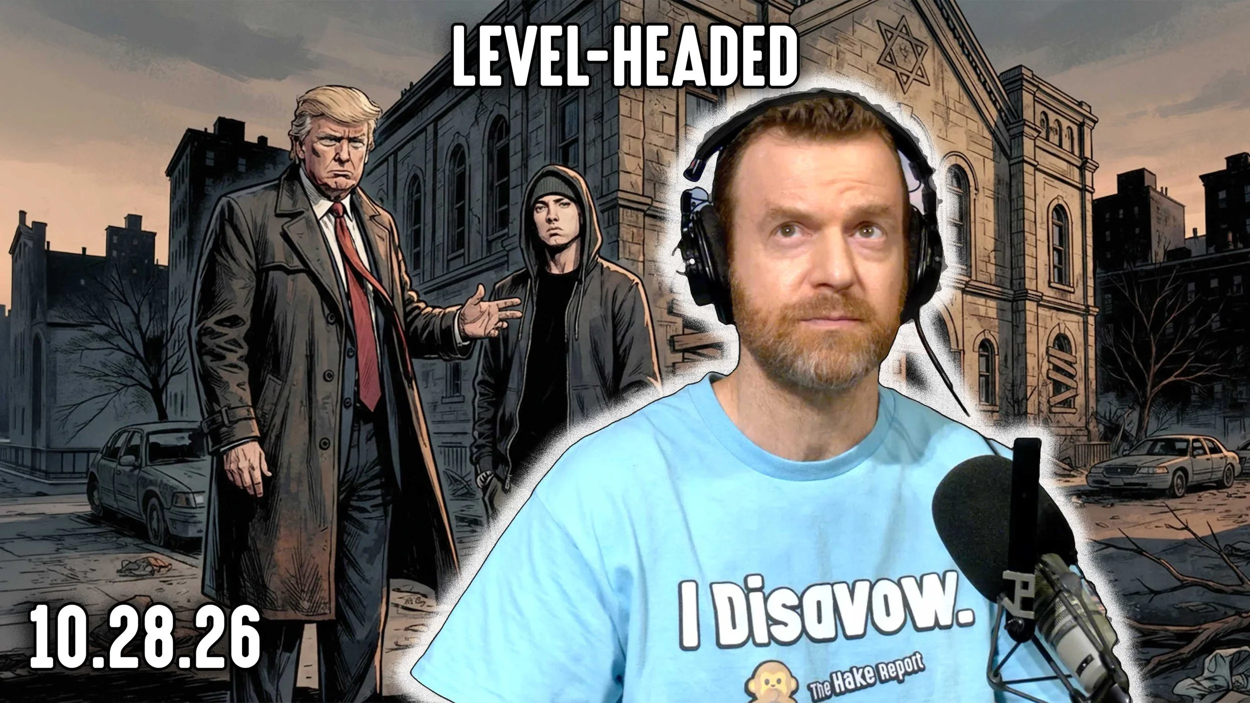 Level-Headed | French Canadian. "Ugh" Text. Christians Like Jews. Respect Trump | HAKE Wed 10/28/26