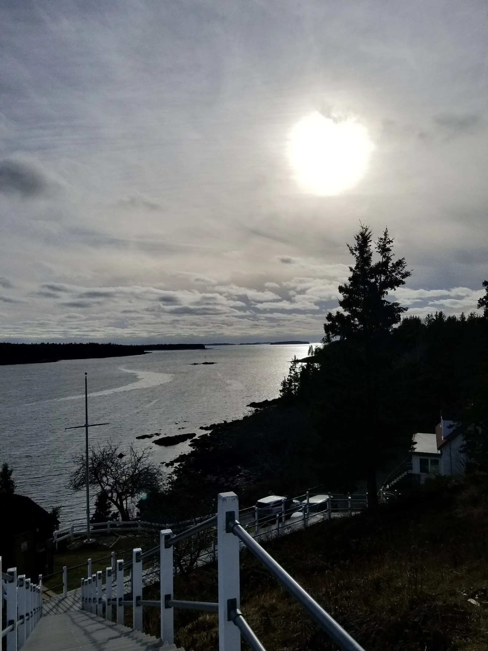 Looking West from Owl's Head Lighthouse