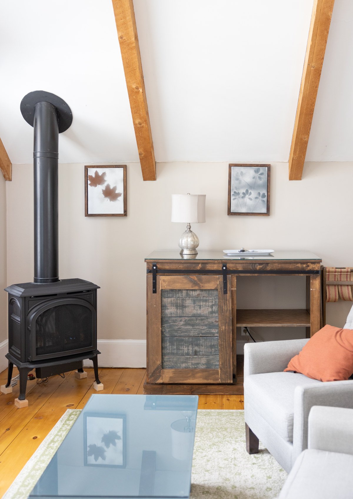 Quarterdeck Sitting area with fireplace