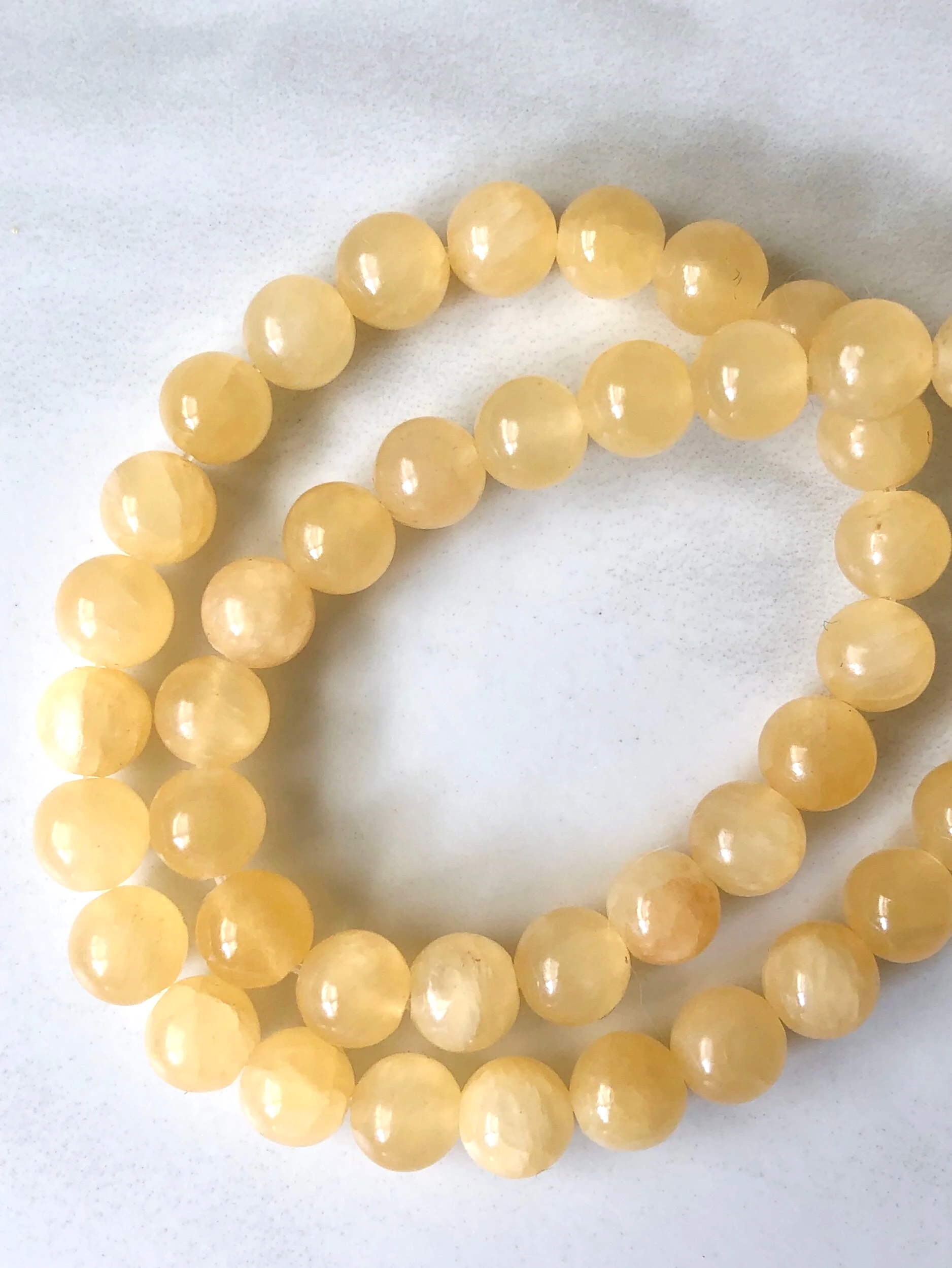 honey jade gemstone rosary beads