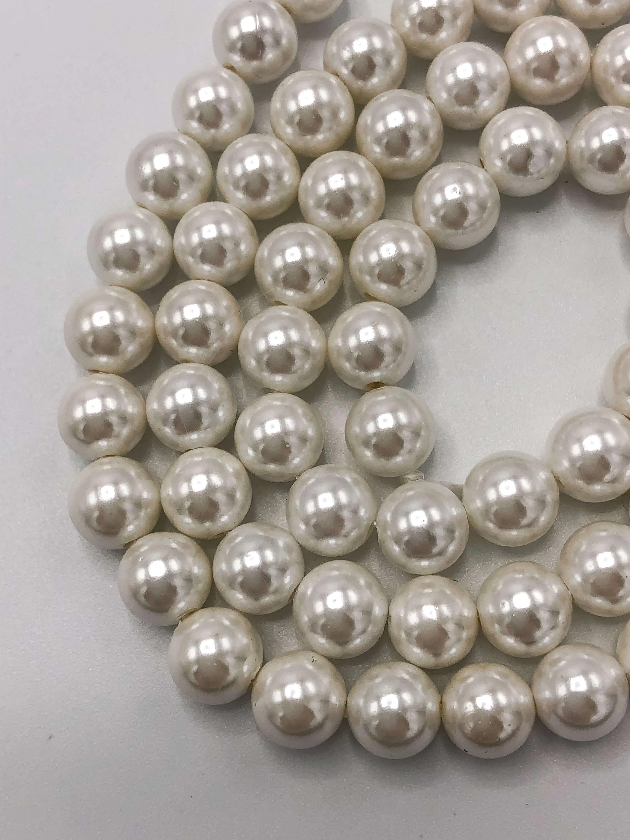 Shell pearl rosary beads
