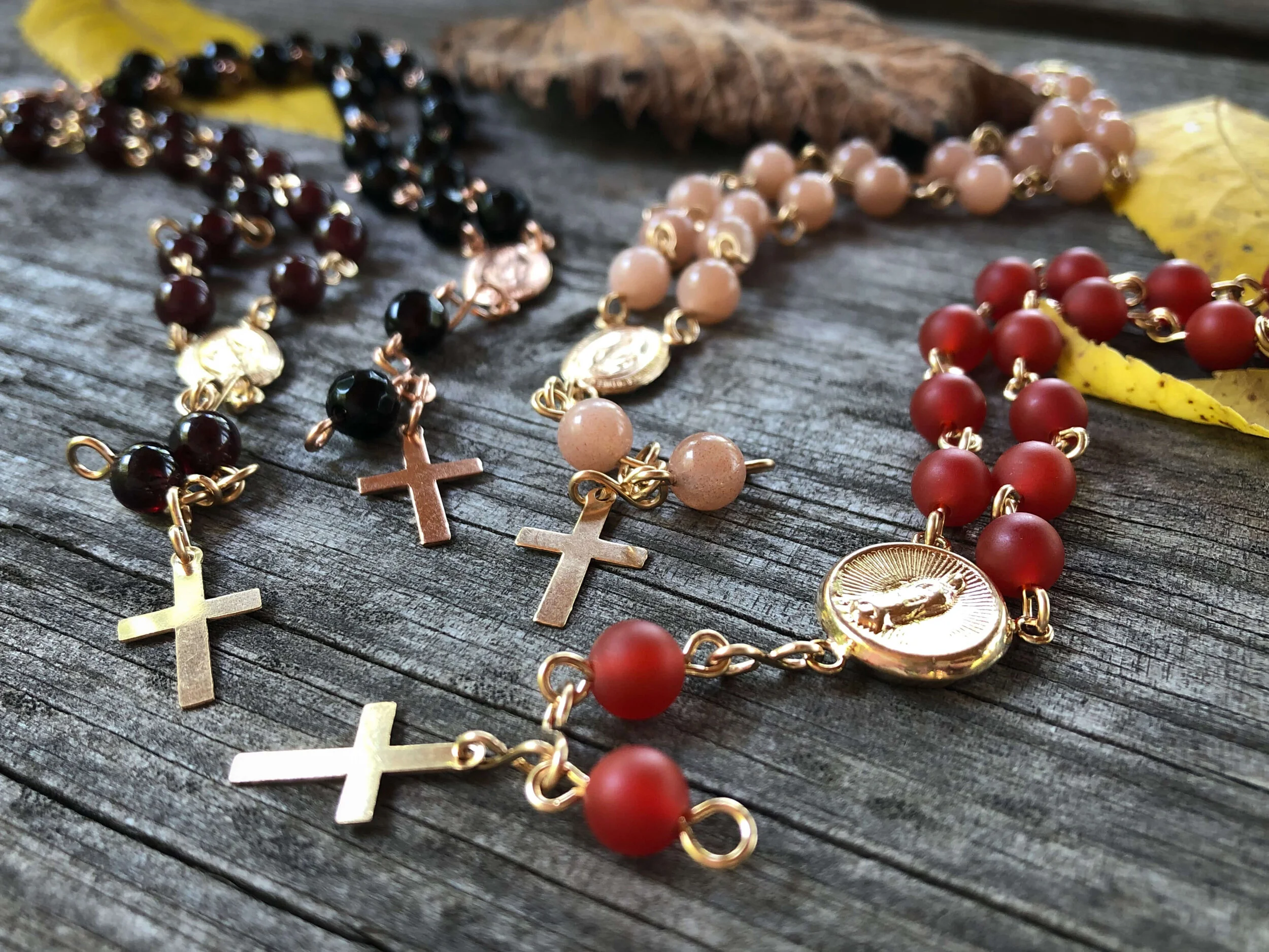 Autumn Rosary Bracelet Collection
