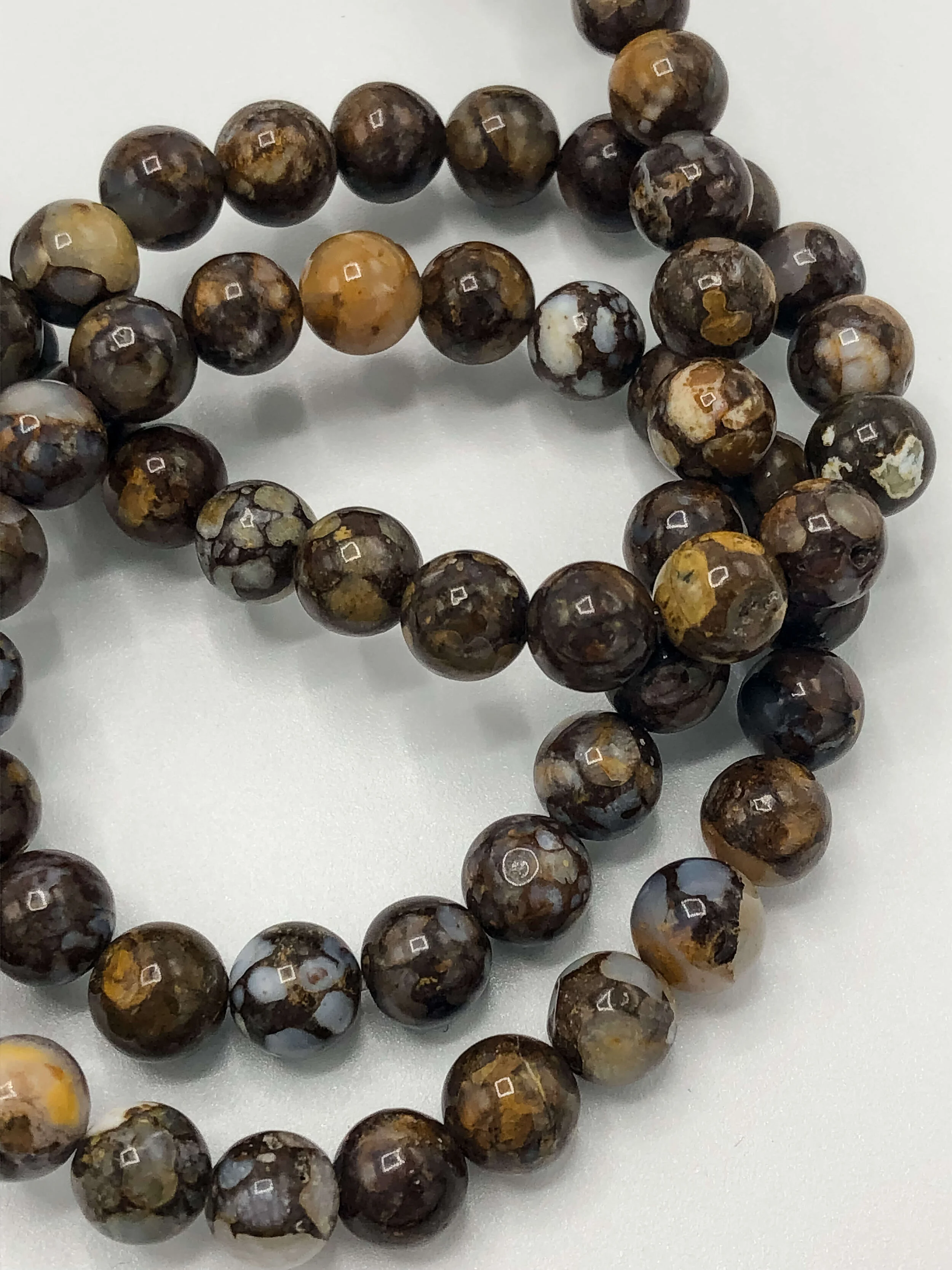 Fire Lace Opal Gemstone Beads