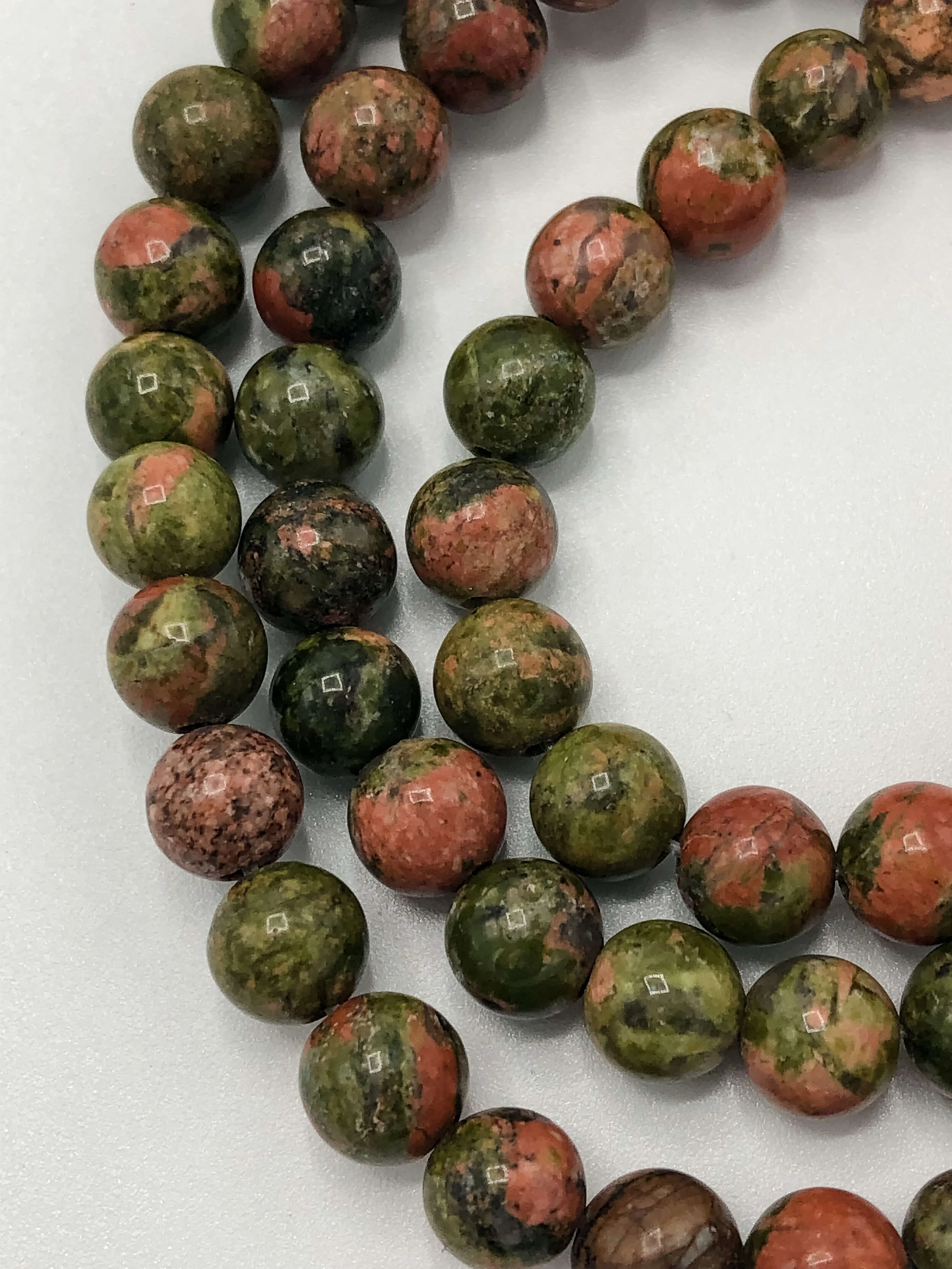 Unakite Gemstone Beads