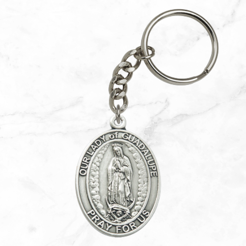 Our Lady of Guadalupe catholic keychain